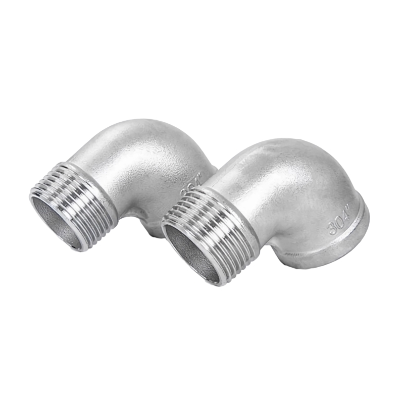 Eşit çaplı paslanmaz çelik dövme 90 derece sokak dirseği